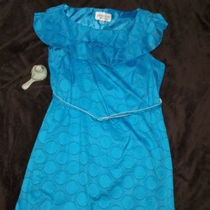 Studio 1 belted dress! Beautiful teal color